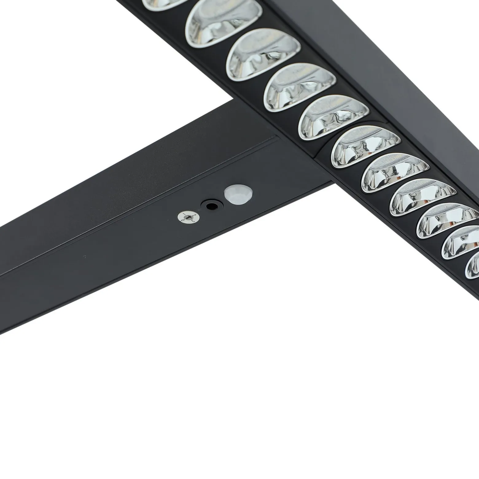 Arcchio LED-toimiston lattiavalaisin Jolinda, T-muoto, musta, 4000 K