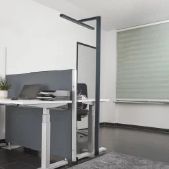 Arcchio LED-toimiston lattiavalaisin Jolinda, T-muoto, musta, 4000 K