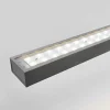 Arcchio LED toimisto-riippuvalaisin Jolinda, hopea, 118cm, ylös/alas, ylös/alas