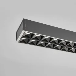 Arcchio LED toimisto-riippuvalaisin Jolinda, hopea, 118cm, ylös/alas, ylös/alas