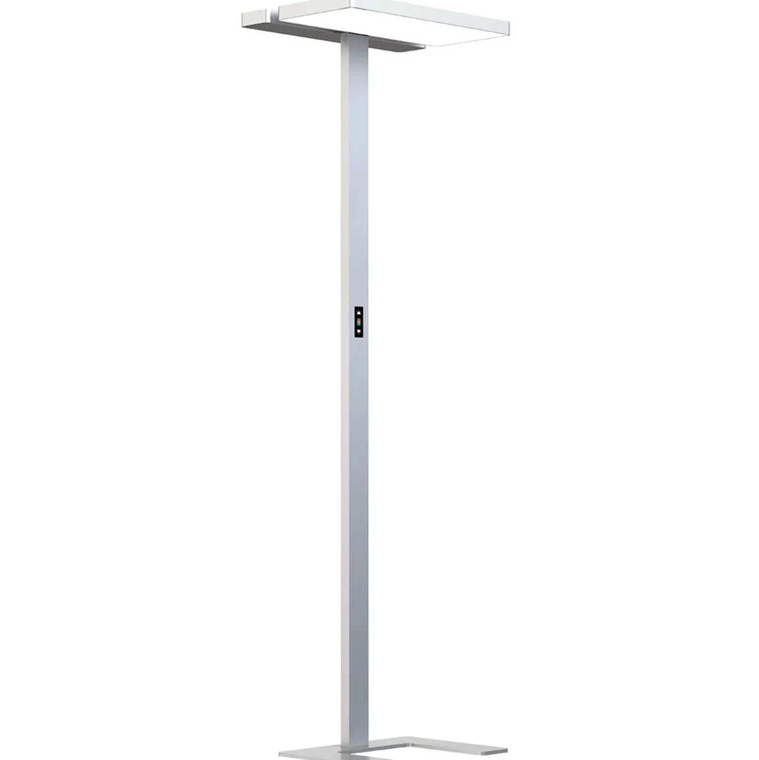 Arcchio LED-toimistovalaisin Aila, hopea, päivänvaloanturi