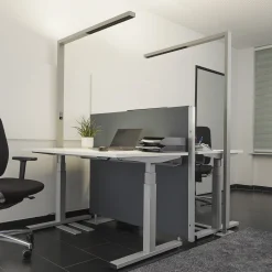 Arcchio LED-toimistovalaisin Jolinda, 2 kpl, hopea, 4000 K