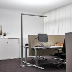Arcchio LED-toimistovalaisin Jolinda, 2 kpl, hopea, 4000 K
