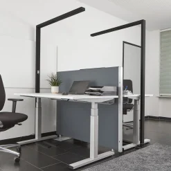 Arcchio LED-toimistovalaisin Jolinda, musta, 4000K, sensori