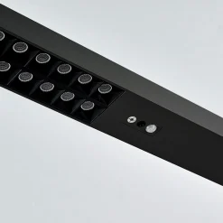 Arcchio LED-toimistovalaisin Jolinda, musta, 4000K, sensori