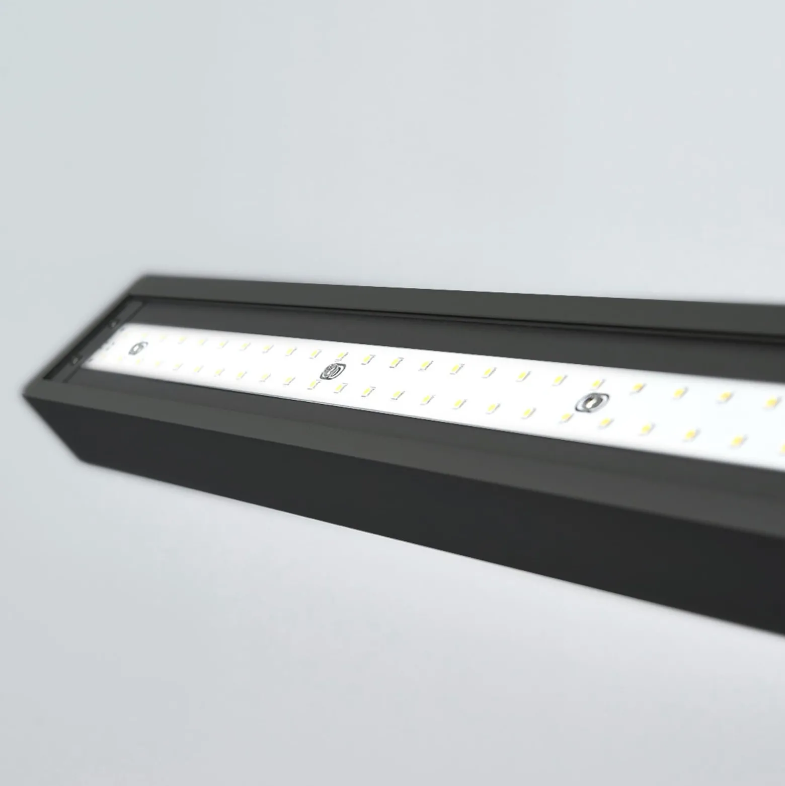 Arcchio LED-toimistovalaisin Jolinda, musta, 4000K, sensori