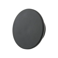 Arcchio LED-ulkoseinälamppu Gravo, Ø 16 cm, musta, IP65