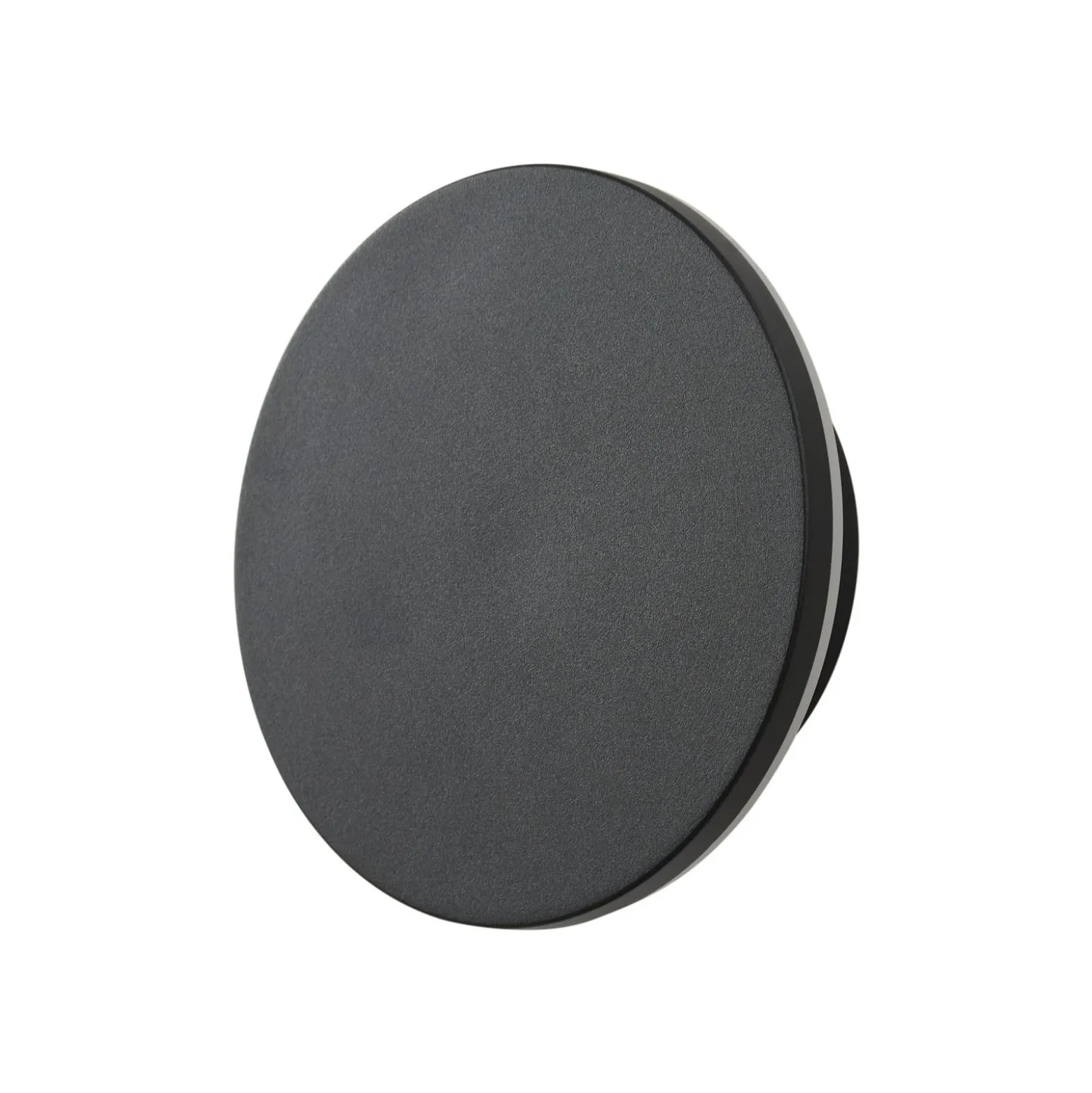 Arcchio LED-ulkoseinälamppu Gravo, Ø 16 cm, musta, IP65