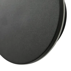 Arcchio LED-ulkoseinälamppu Gravo, Ø 16 cm, musta, IP65
