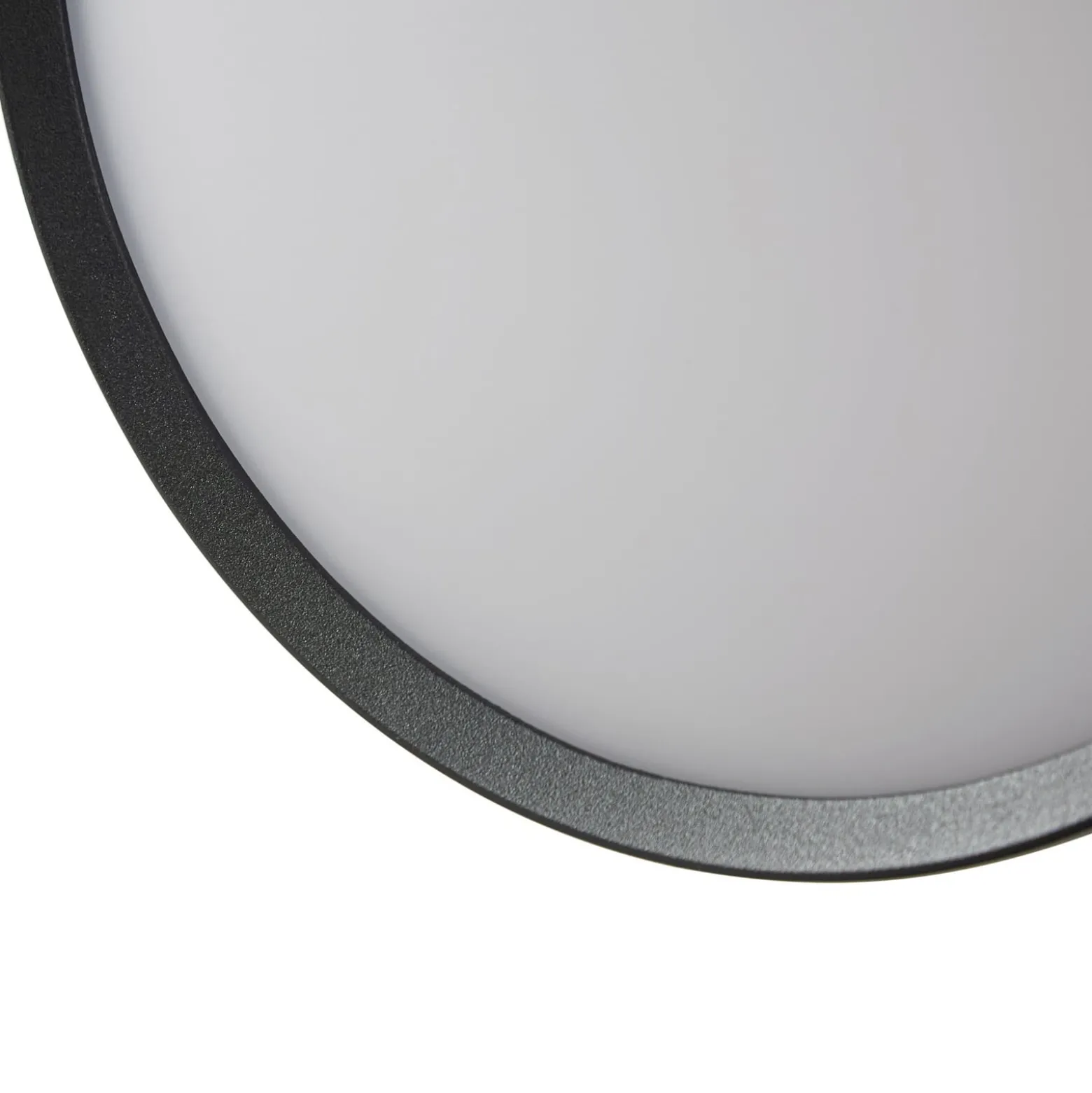 Arcchio LED-ulkoseinälamppu Gravo, halkaisija 25 cm, musta, IP65