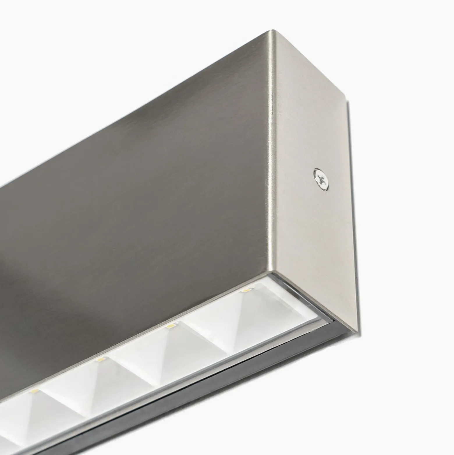 Arcchio LED-ulkoseinälamppu Karline, 1060 lm, ruostumaton teräs, IP65
