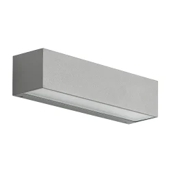 Arcchio LED-ulkoseinälamppu Lengo, 25 cm, 2-lamppuinen, harmaa, CCT