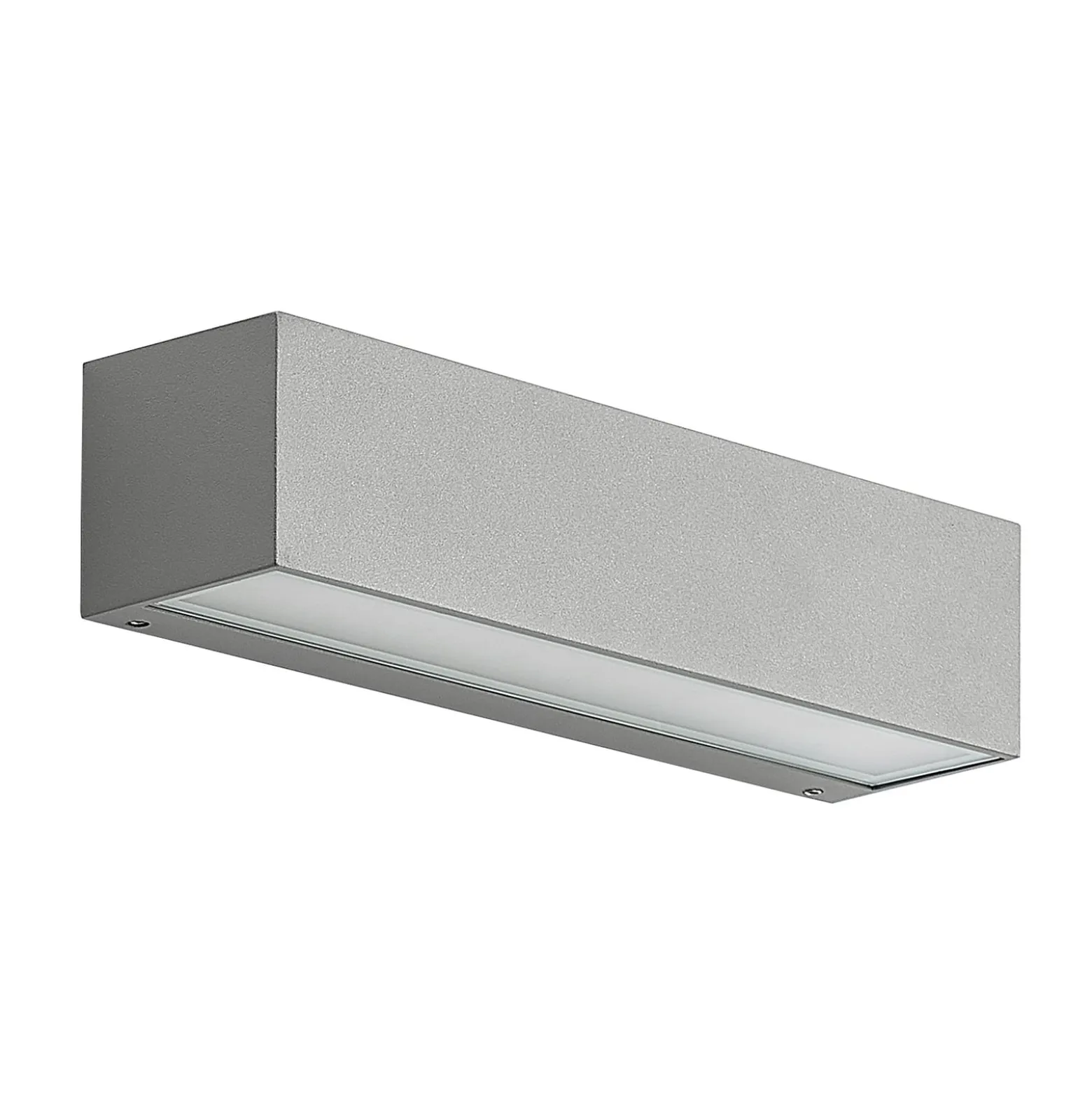 Arcchio LED-ulkoseinälamppu Lengo, 25 cm, 2-lamppuinen, harmaa, CCT