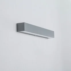 Arcchio LED-ulkoseinälamppu Lengo, 50 cm, 1-lamppuinen, harmaa, CCT