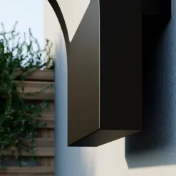 Arcchio LED-ulkoseinävalaisin Advik, IP65, antrasiitti, metallia