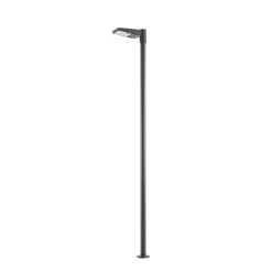 Arcchio LED-ulkovalaisin Nefarius, 250 cm, tummanharmaa, IP65