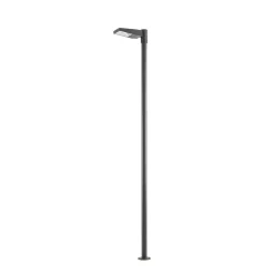Arcchio LED-ulkovalaisin Nefarius, 250 cm, tummanharmaa, IP65