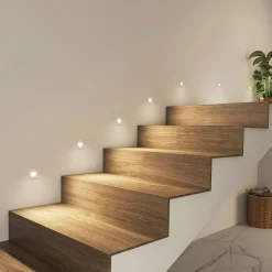 Arcchio LED uppoasennusvalaisin Vexi, Ø 7,8 cm, valkoinen, alumiini, CCT-arvo