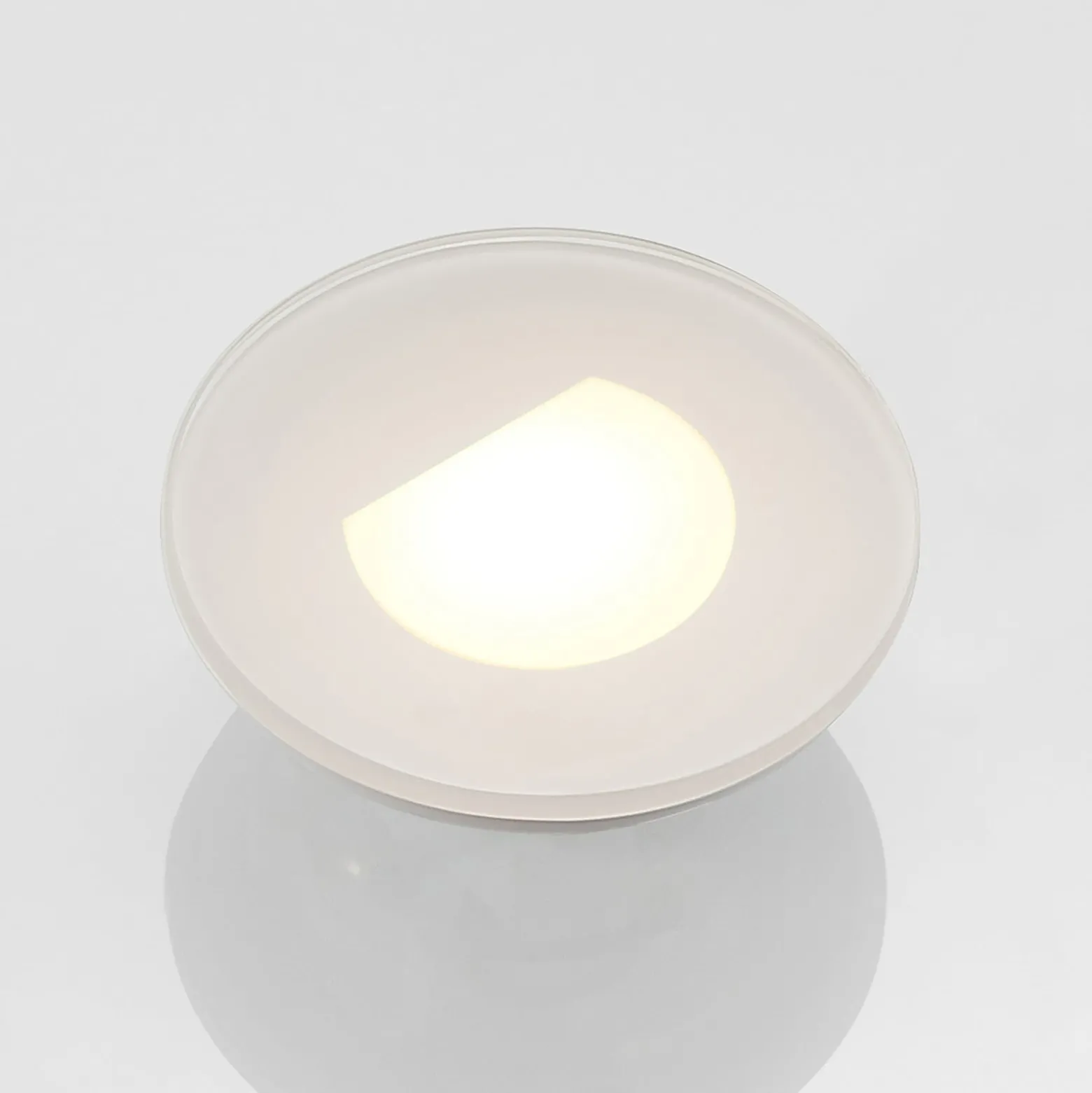 Arcchio LED uppoasennusvalaisin Vexi, Ø 7,8 cm, valkoinen, alumiini, CCT-arvo