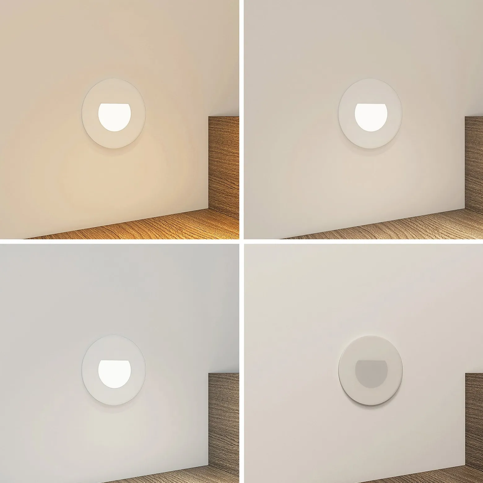 Arcchio LED uppoasennusvalaisin Vexi, Ø 7,8 cm, valkoinen, alumiini, CCT-arvo