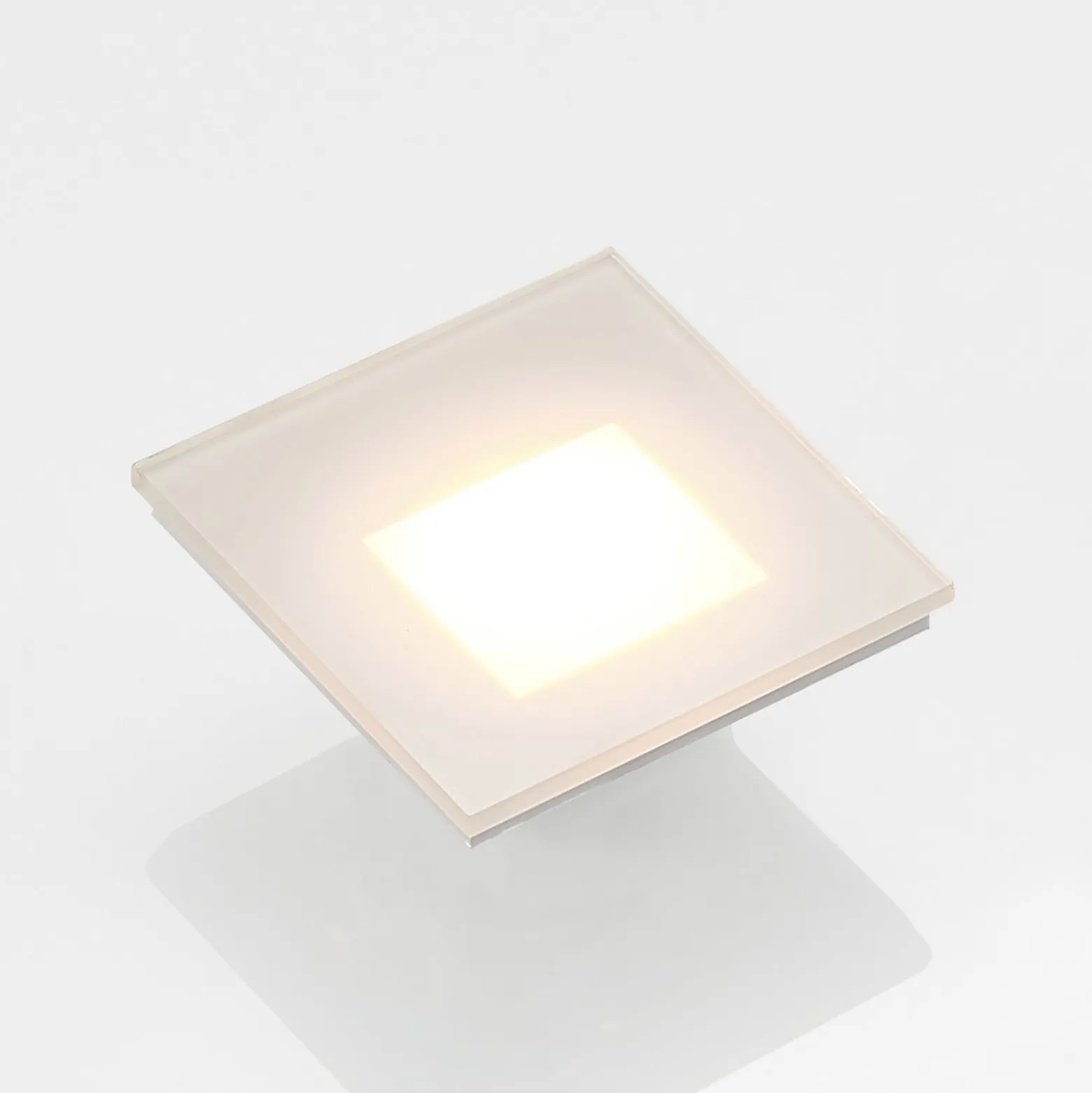 Arcchio LED uppoasennusvalaisin Vexi, 7,8 cm x 7,8 cm, valkoinen, CCT-arvo