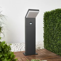 Arcchio LED-valaisin Yolena, anturi, 60 cm, antrasiittipunainen
