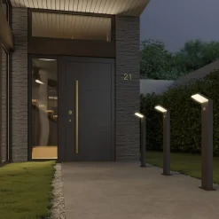 Arcchio LED-valaisin Yolena, anturi, 100cm, antrasiittipunainen