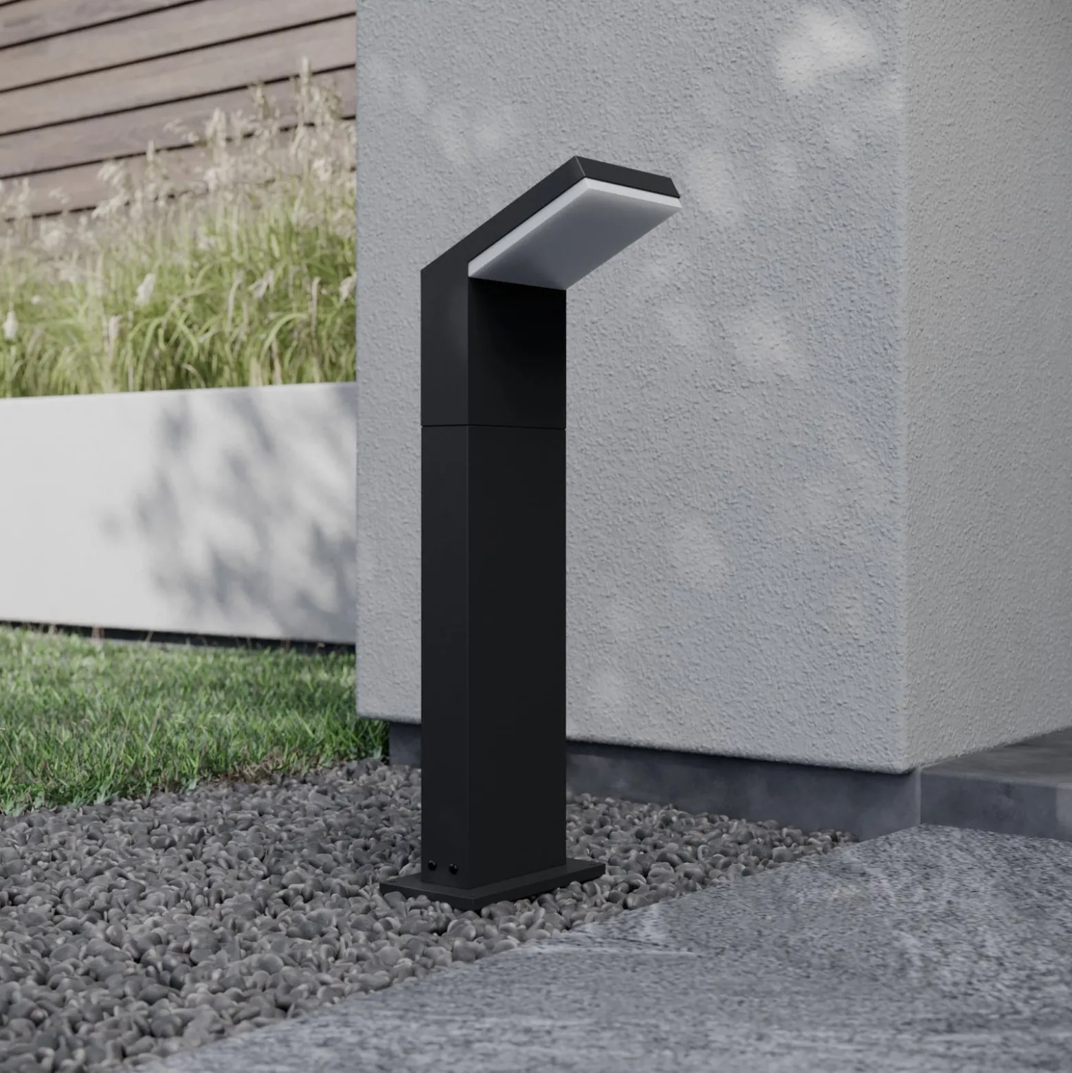 Arcchio LED-valaisin Yolena, 60 cm, antrasiitti, alumiinia