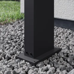 Arcchio LED-valaisin Yolena, 60 cm, antrasiitti, alumiinia