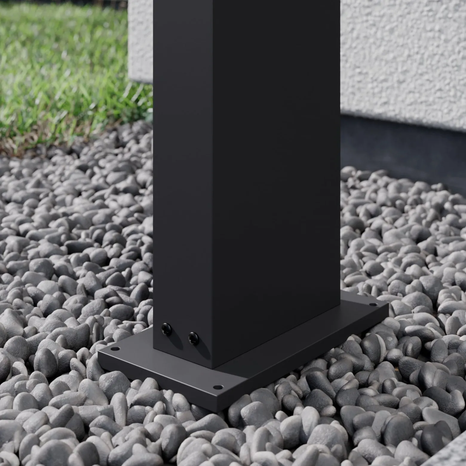 Arcchio LED-valaisin Yolena, 60 cm, antrasiitti, alumiinia