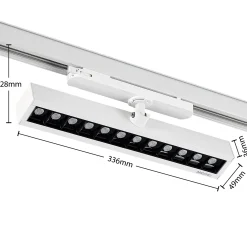Arcchio Millay LED-kiskovalaisin valkoinen 3000K