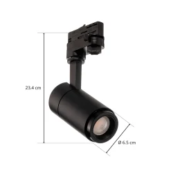 Arcchio Nanna LED-kiskospotti musta 3000K 12W