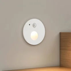 Arcchio Neru -LED-uppovalaisin pyöreä, valkoinen