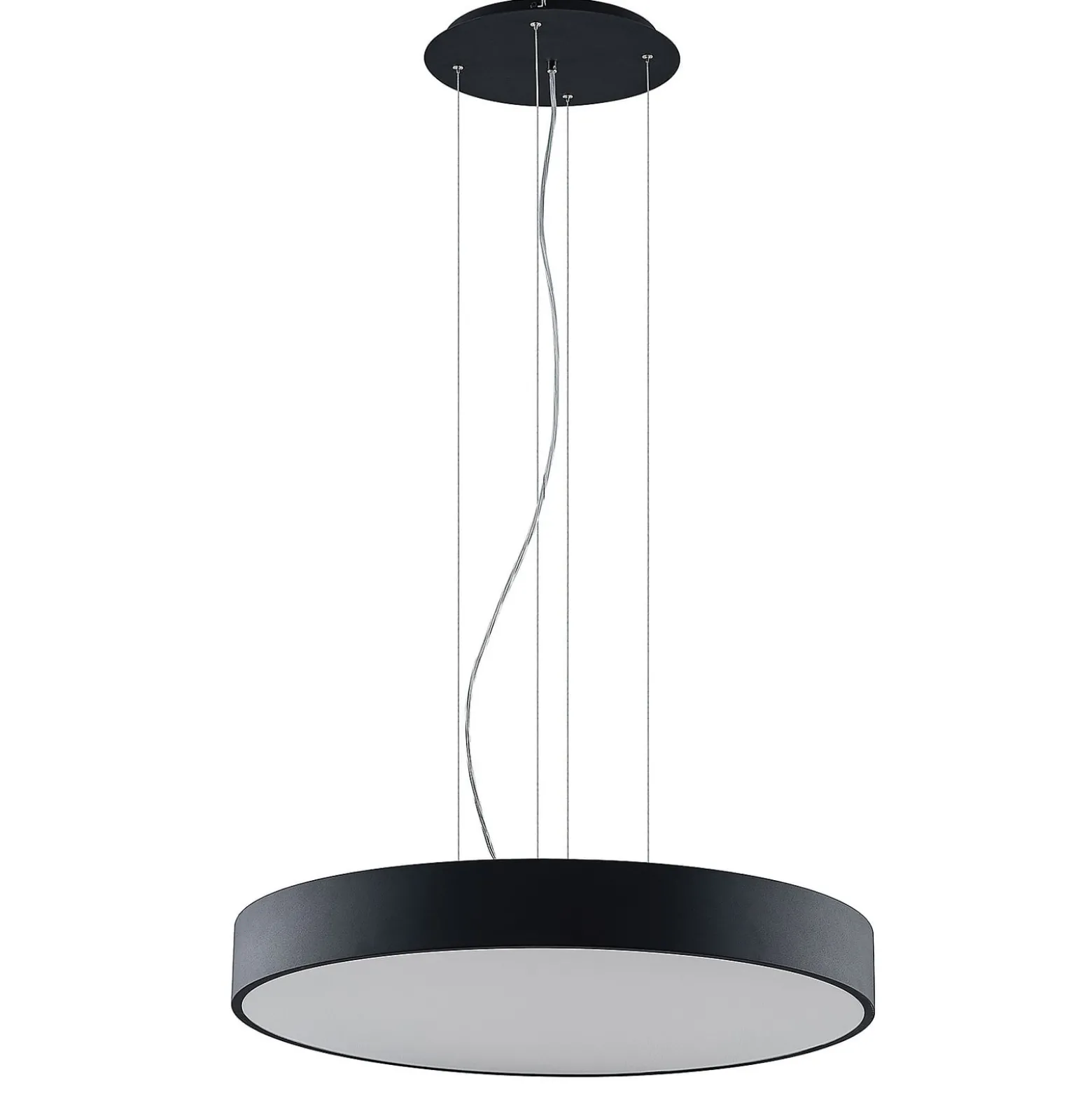 Arcchio Noabelle -LED-riippuvalaisin, musta, 80 cm