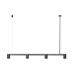 Arcchio riippuvalaisin Brinja, musta, 120 cm, 4-lamppuinen, GU10