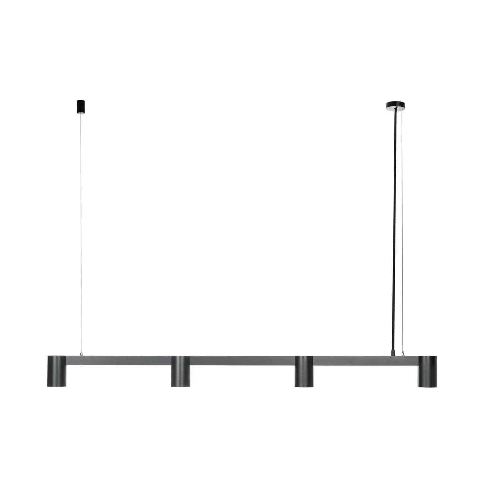 Arcchio riippuvalaisin Brinja, musta, 120 cm, 4-lamppuinen, GU10