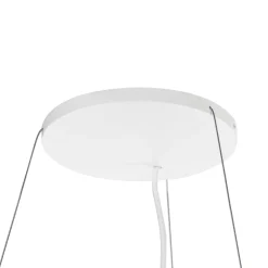 Arcchio riippuvalaisin Brinja, valkoinen, Ø 64 cm, 4-lamppuinen, GU10