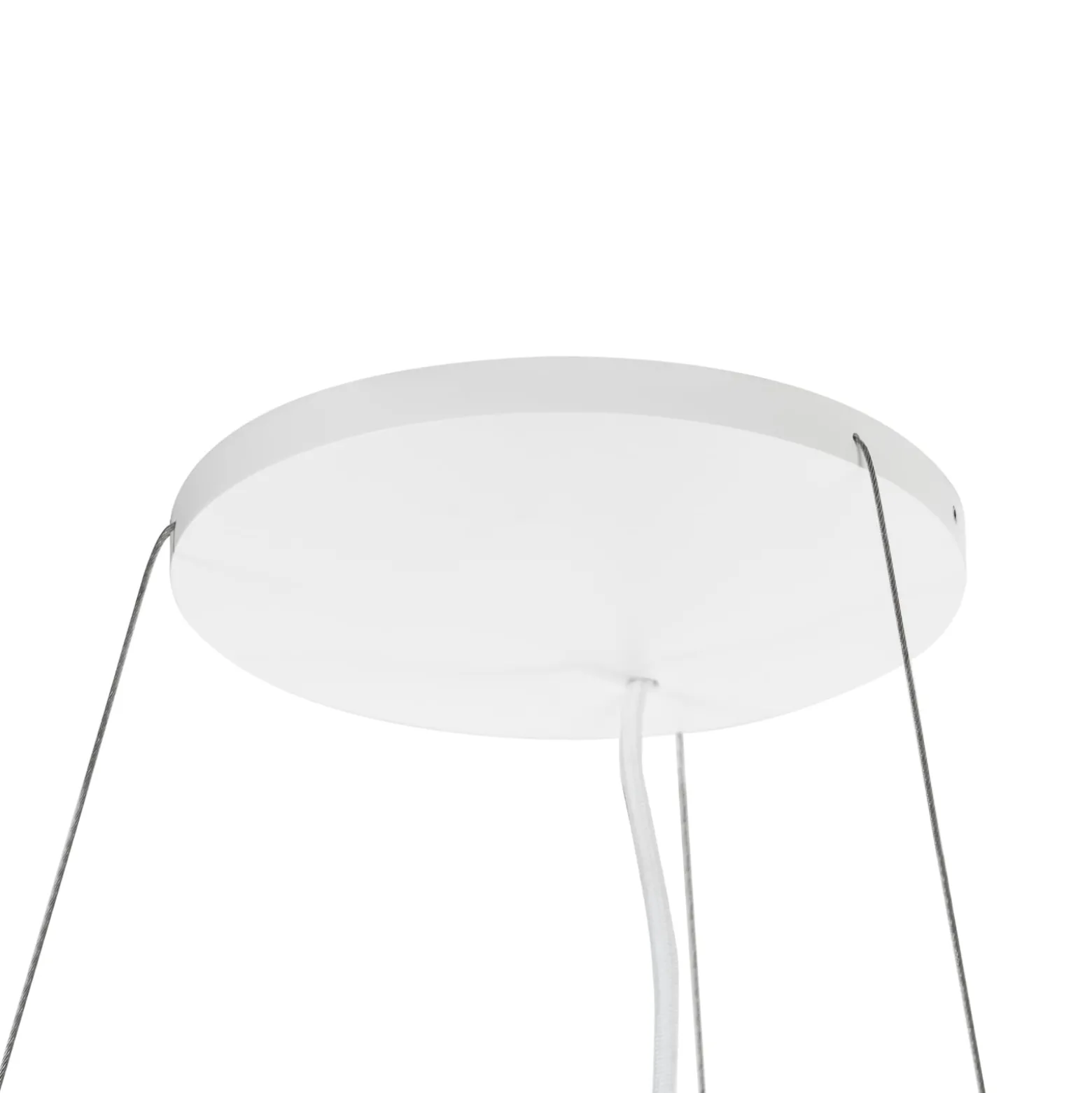 Arcchio riippuvalaisin Brinja, valkoinen, Ø 64 cm, 4-lamppuinen, GU10