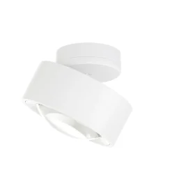 Arcchio Rotari LED-kattovalaisin, valkoinen, 12 cm, kääntyvä