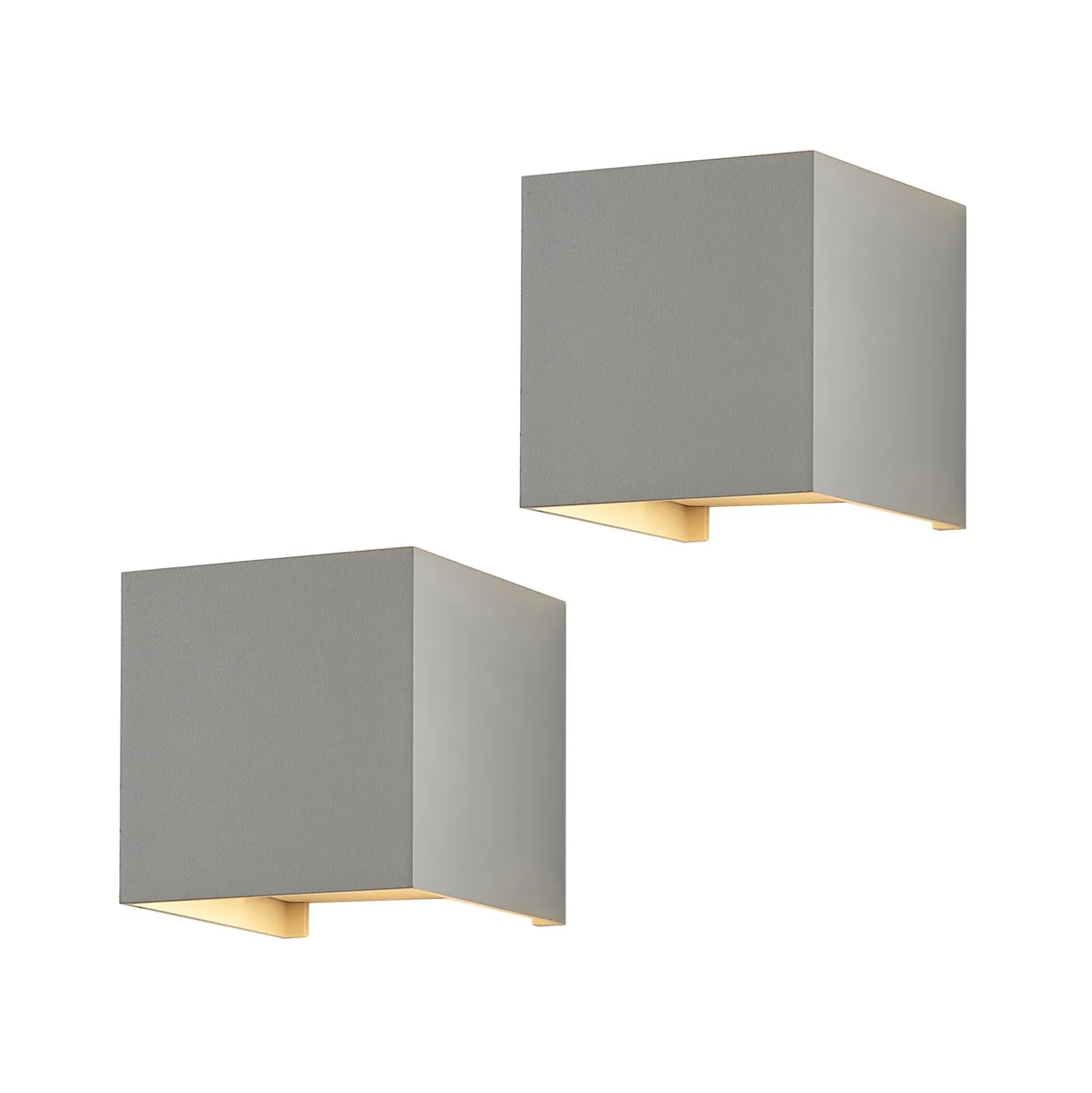 Arcchio seinävalaisin Zuzana, 2 kpl, valkoinen, G9, 10 cm leveä