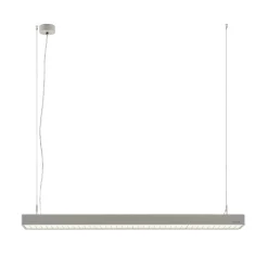Arcchio Susi LED toimisto-riippuvalaisin, hopea, 120 cm, 4000K, DALI