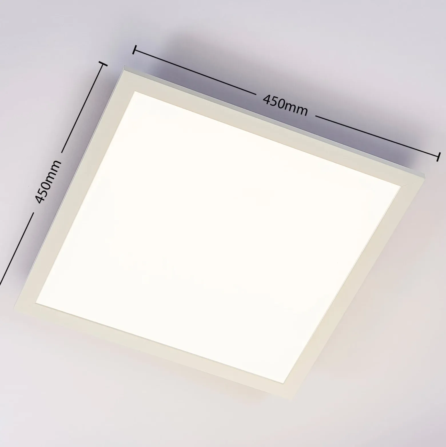 Arcchio Tinus -LED-paneeli RGB, 45 cm x 45 cm