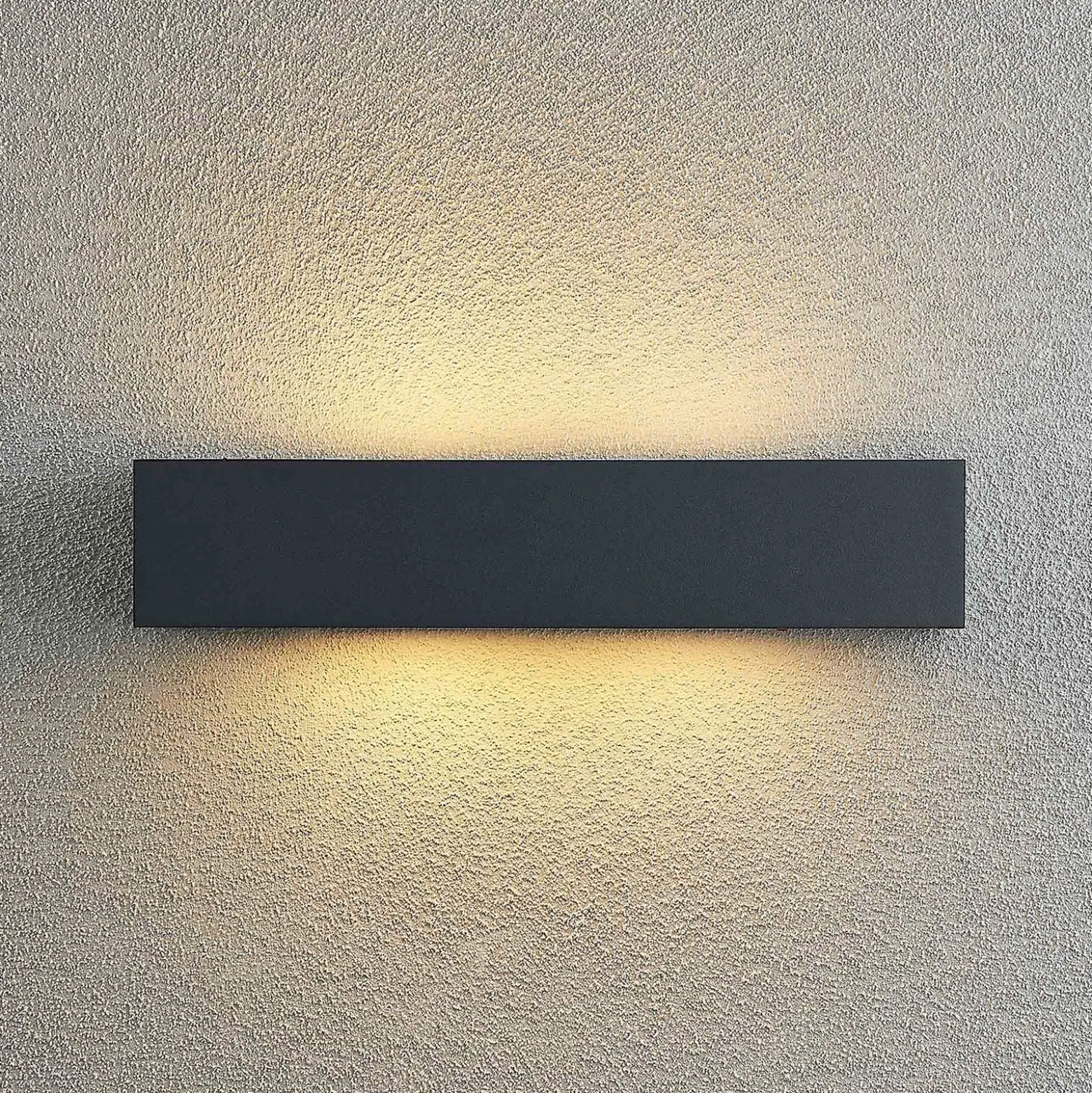 Arcchio ulkoseinälamppu LengoE27, 38 cm, antrasiitti, E27, IP54
