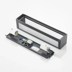 Arcchio ulkoseinälamppu LengoE27, 38 cm, antrasiitti, E27, IP54