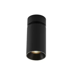 Arcchio valonheitin Brinja, 4 kpl, musta, pyöreä, Ø 6cm, GU10