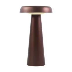 Arcello-LED-pöytälamppu, himmennys, messinki