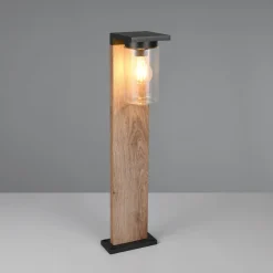 ARDILA-pylväsvalaisin, puun ulkonäkö, korkeus 65 cm, metalli/lasi, IP44
