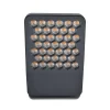 ATLANTIS-LED-ulkoseinävalaisin, tummanharmaa, 22 cm, metallia, IP54