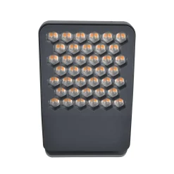 ATLANTIS-LED-ulkoseinävalaisin, tummanharmaa, 22 cm, metallia, IP54