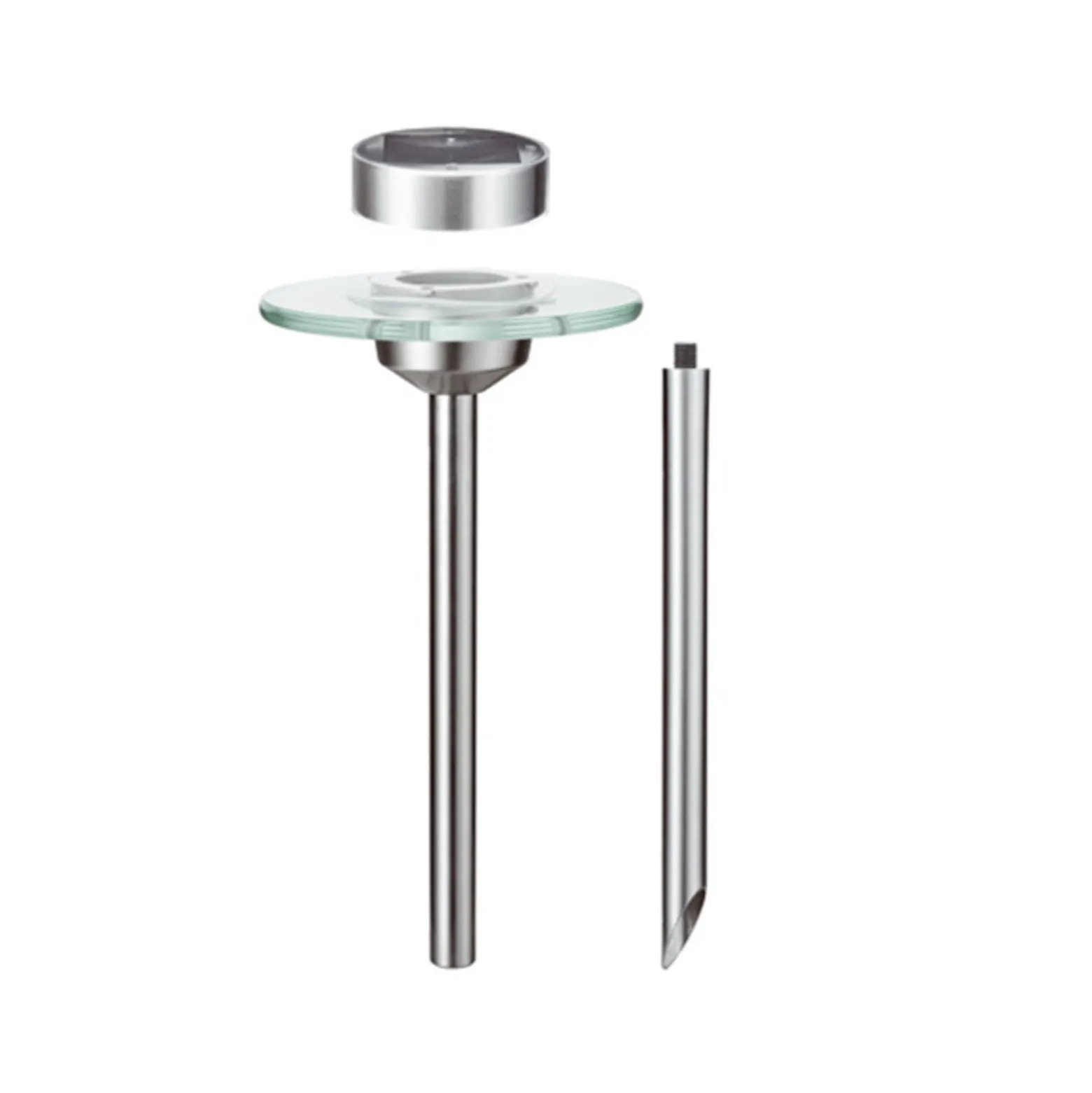 Aurinkokennovalaisin Ufo LED IP44 ruostumaton